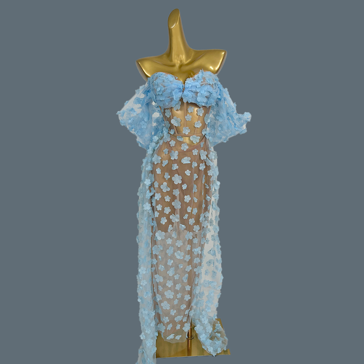High End Women'S Formal Wear - Robe de Soirée Élégante en Maille