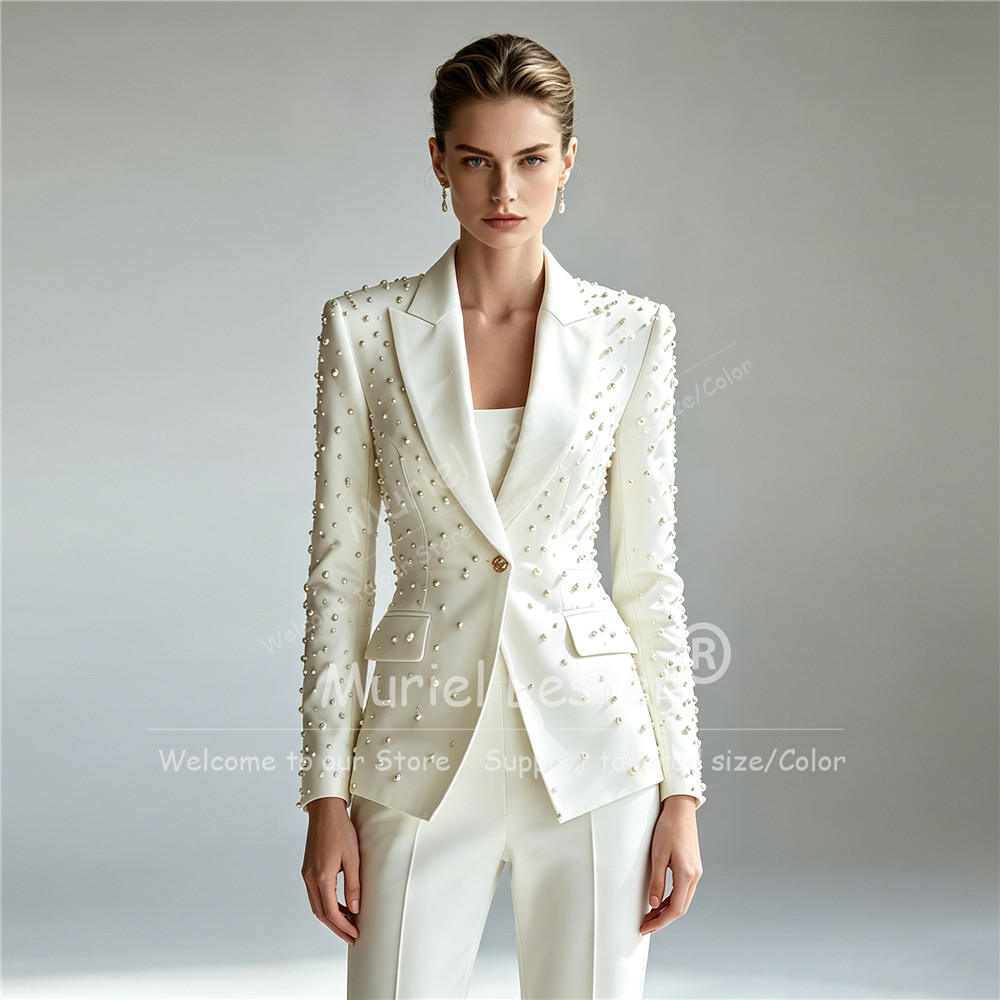 Blazer Set Women Formal - Ensembles élégants 2 pièces pour femmes