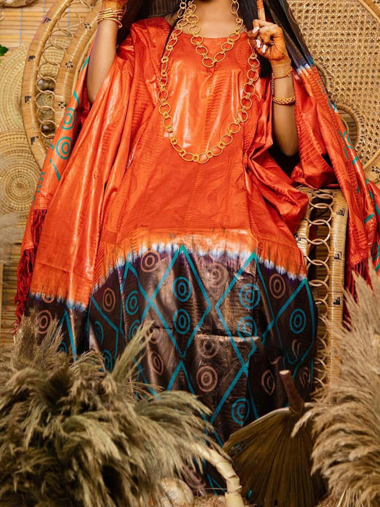 Women Formal Wear For Plus Size - Robe africaine imprimée : Style de