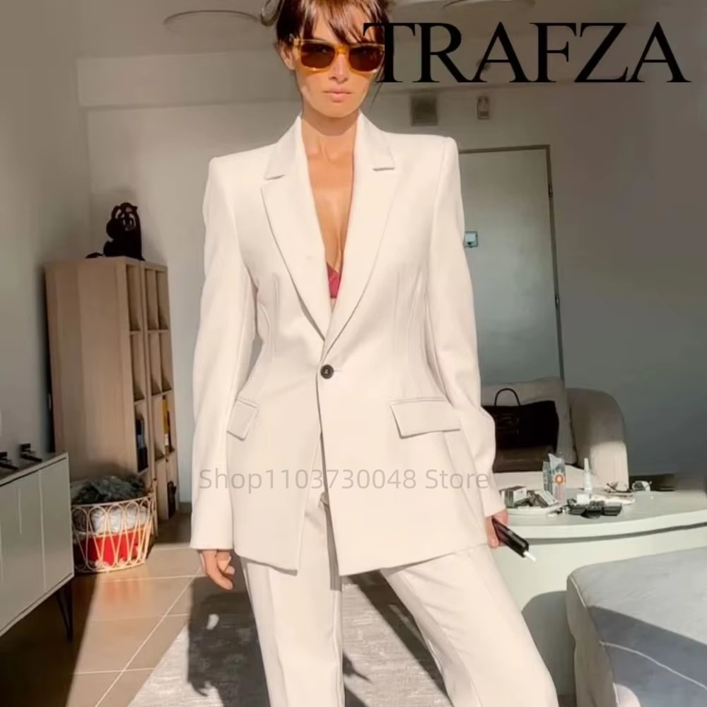 Women Formal Wear Blazer Set - Costume de bureau pour femmes, blazer