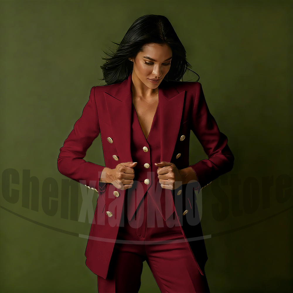 Ensemble de costume trois pièc - Women Formal Wear Blazer Set avis et prix