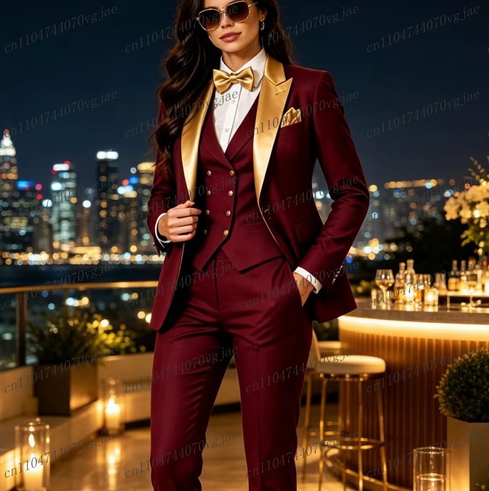 Costume de cérémonie pour femm - Blazer Set Women Formal avis et prix
