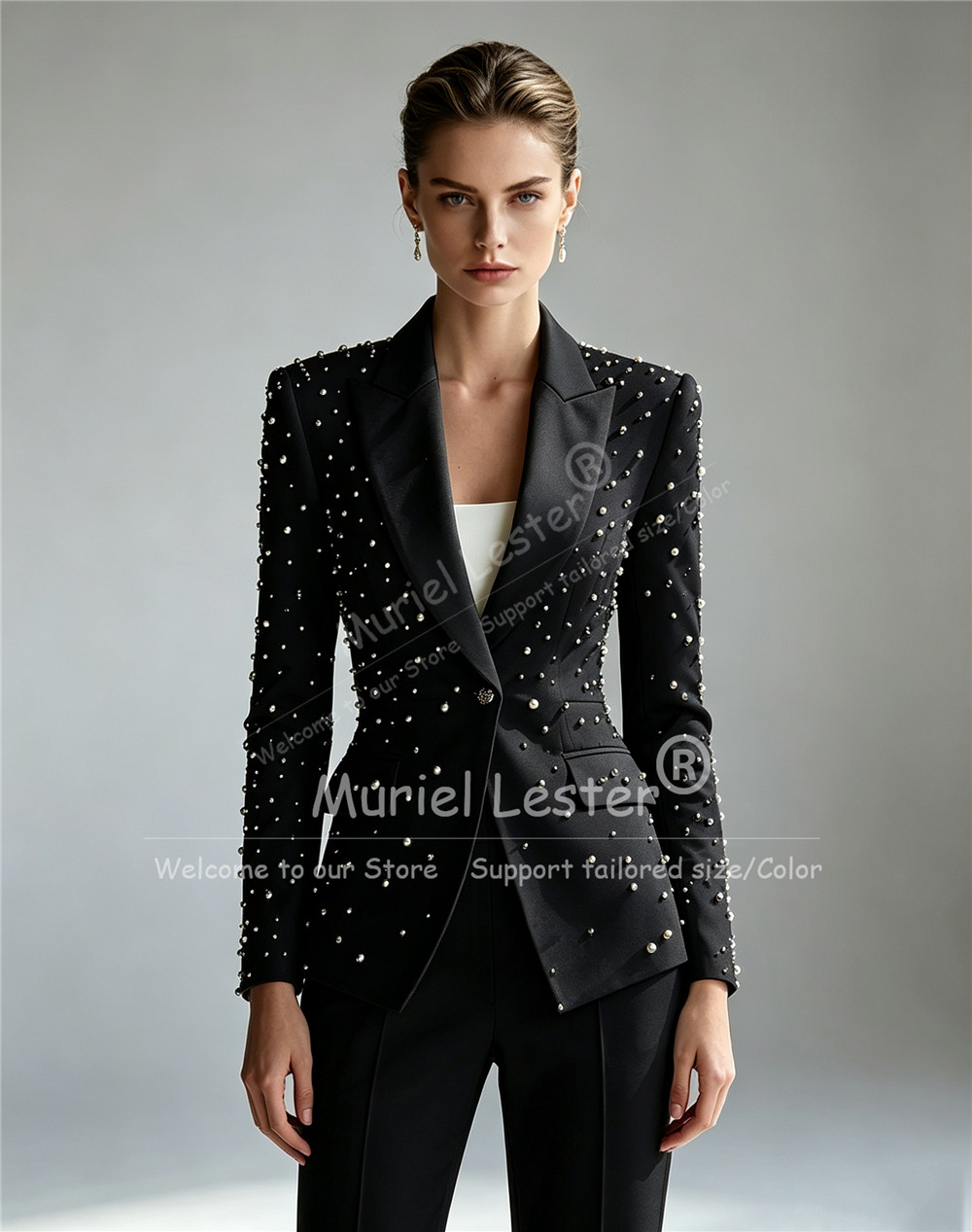Ensembles élégants 2 pièces po - Blazer Set Women Formal avis et prix