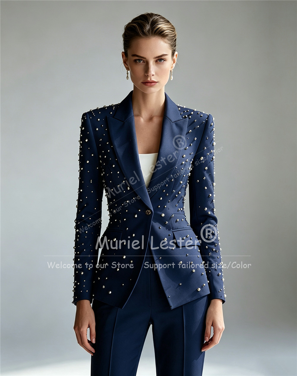 Ensembles élégants 2 pièces po - Blazer Set Women Formal avis et prix