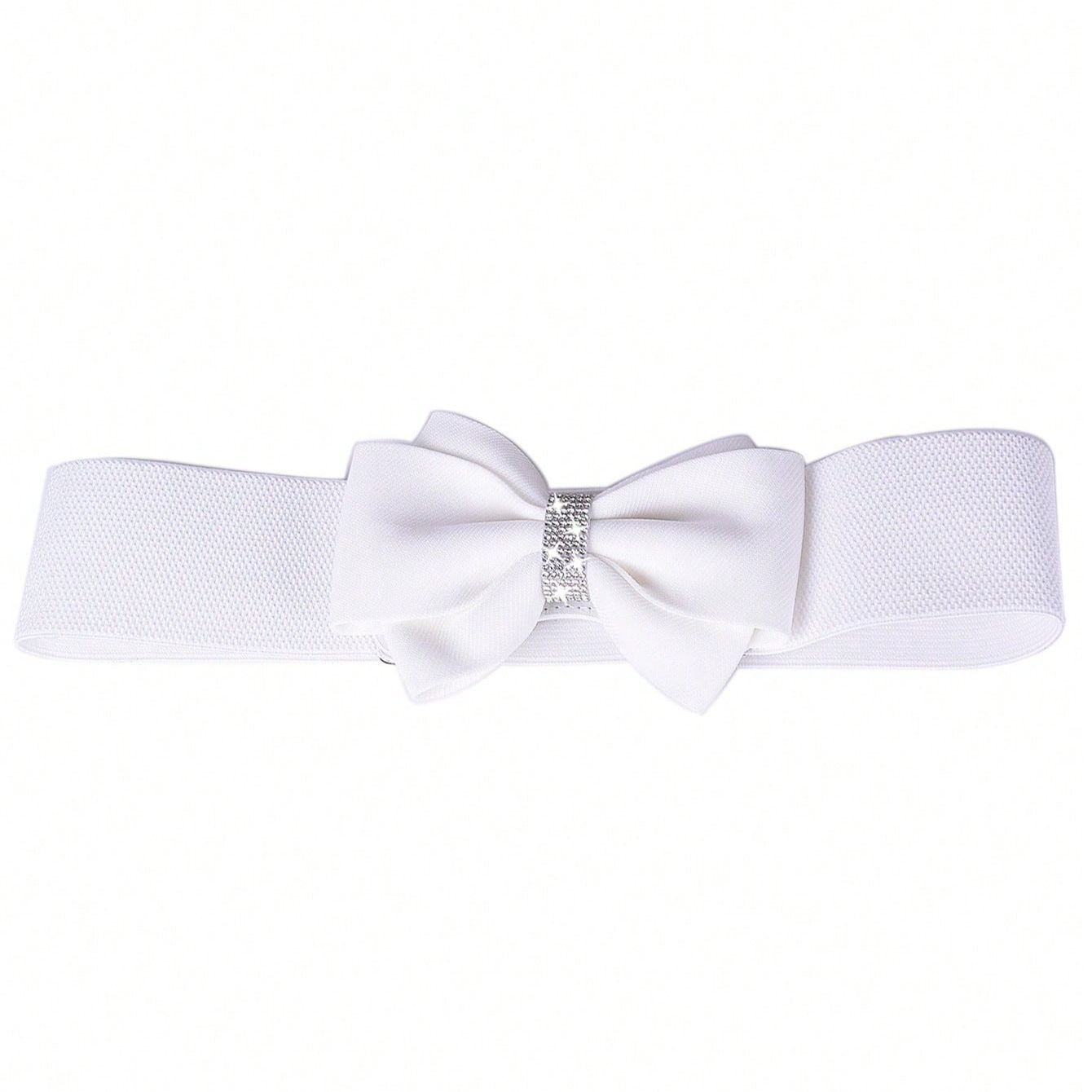 Ceinture blanche à nœud large  - Formal Wear For Women Xl avis et prix