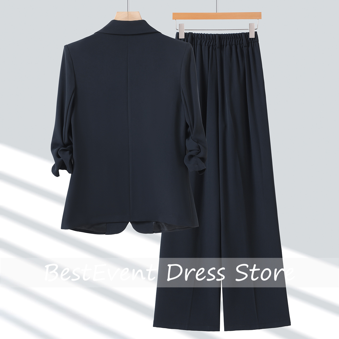 Veste de costume bleu clair po - Blazer Set Women Formal avis et prix