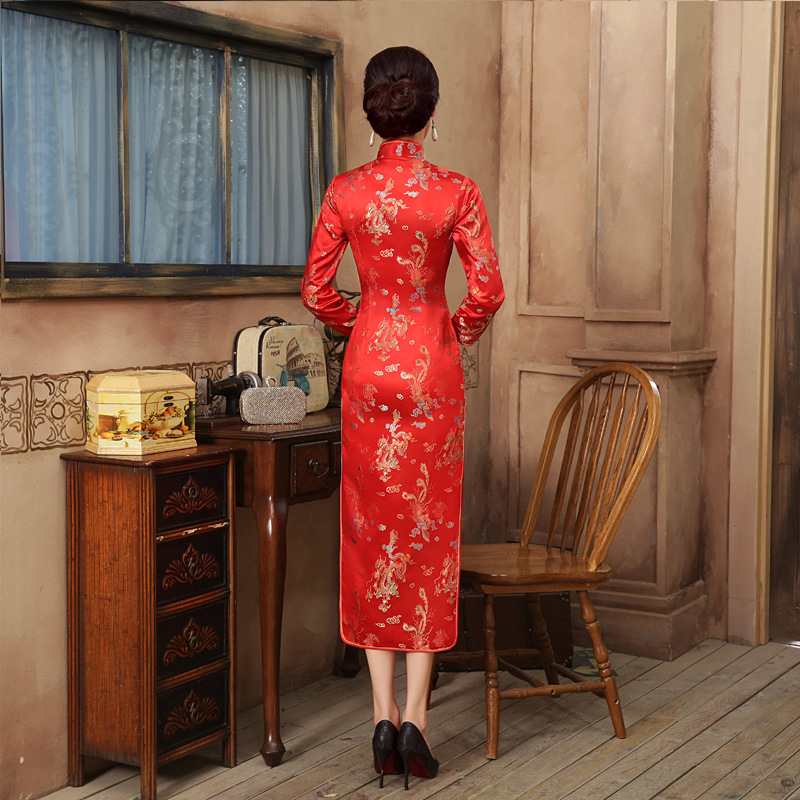 Cheongsam à manches longues en - Formal Wear For Women Xl avis et prix