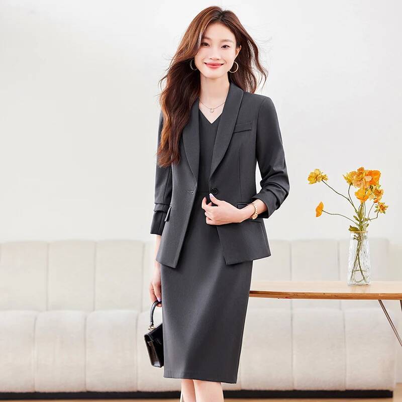 Costumes d'affaires en tissu d - Women Formal Wear Blazer Set avis et prix