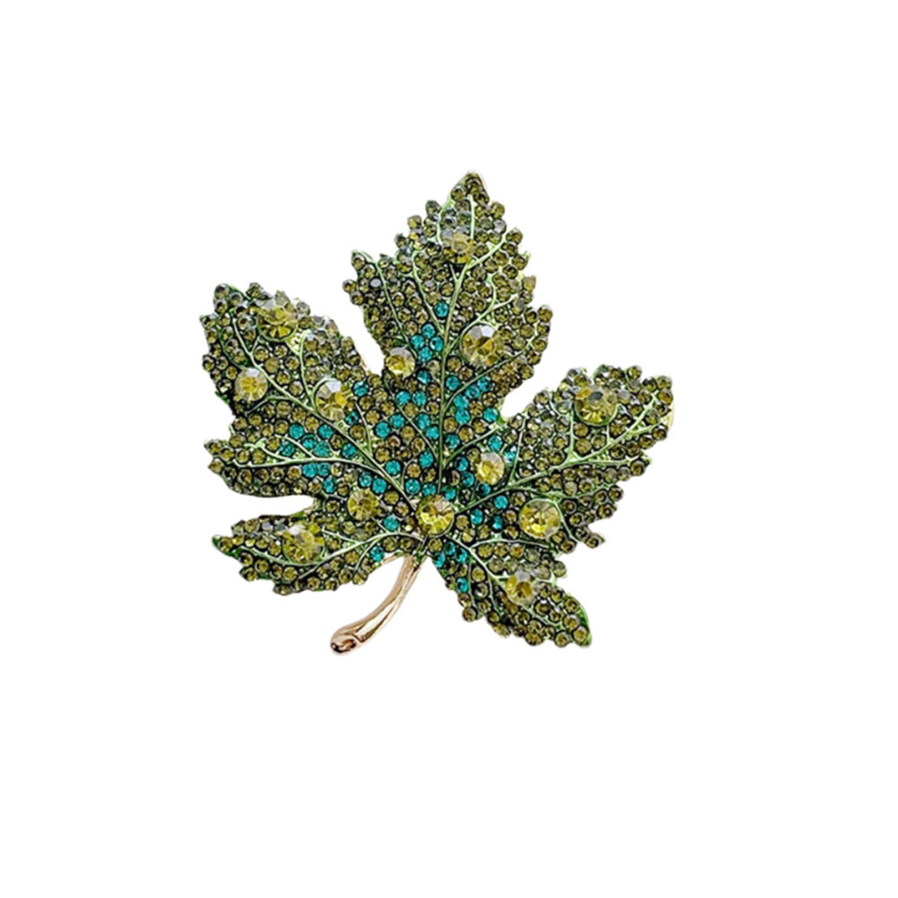 Broche feuille d'érable en str - High End Women'S Formal Wear avis et prix