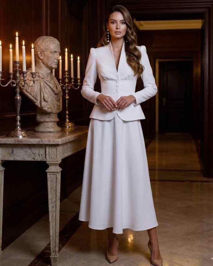 Ensemble tailleur élégant deux - Women Formal Wear Blazer Set avis et prix