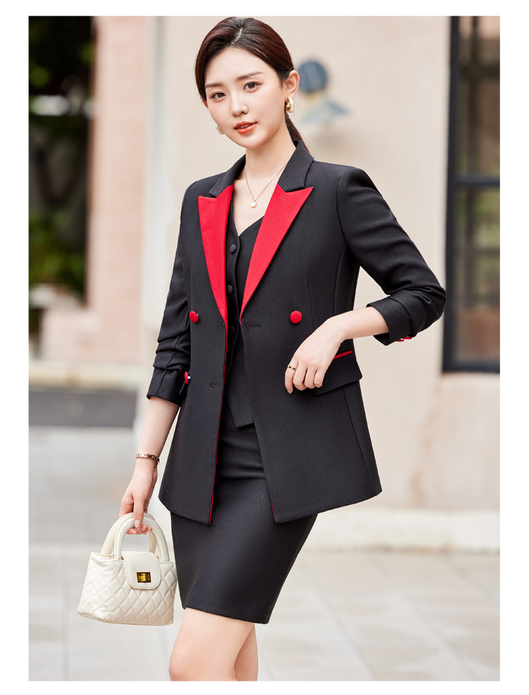 Ensemble 2 pièces élégant roug - Women Formal Wear Blazer Set avis et prix