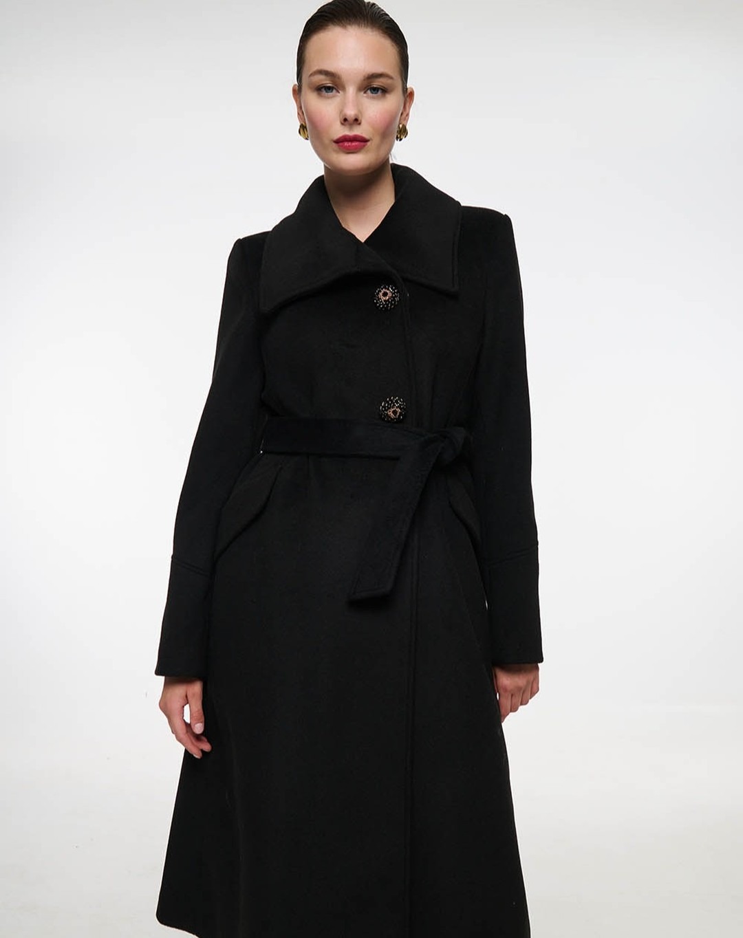 Vintage noir col montant femme - Women Formal Wear For Plus Size avis et prix
